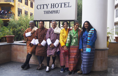 Beloved Bhutan - Group Photo in Local Traditional Dress