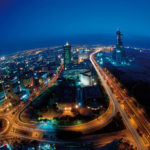 Bahrain night skyline